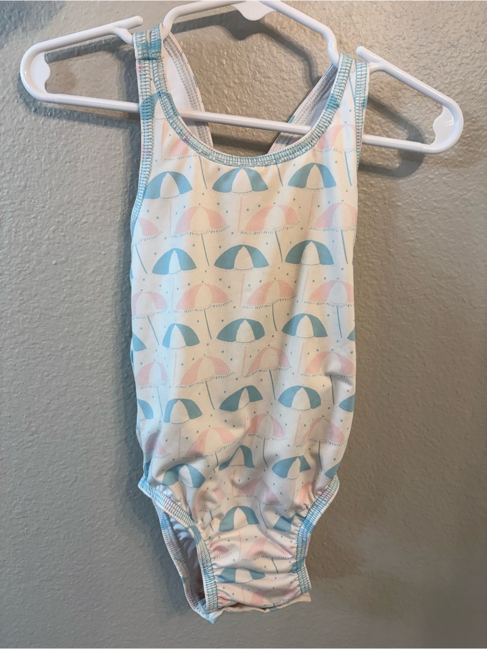 The Proper Peony One-Piece Swim Suit Umbrella Print Baby Girl 24 months play con